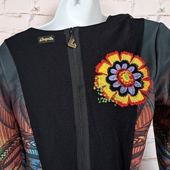 Desigual Tenfort Ponte  Bohemian Dress Womens‎ - Picture 4 of 10